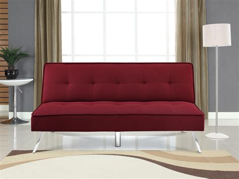 Buy Online Red Futon Sofa